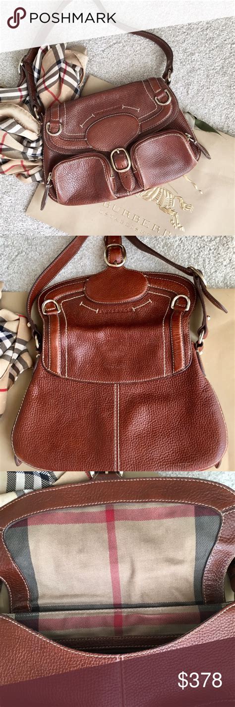 burberry pebbled leather bag|Burberry over the shoulder bags.